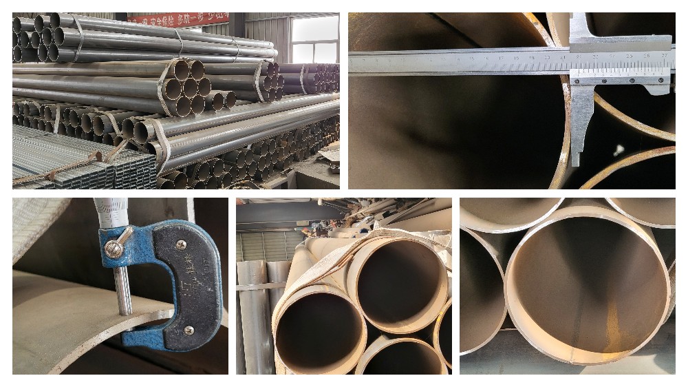 Exportation de tubes en acier LSAW
